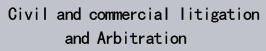Civil and commercial litigation and Arbitration